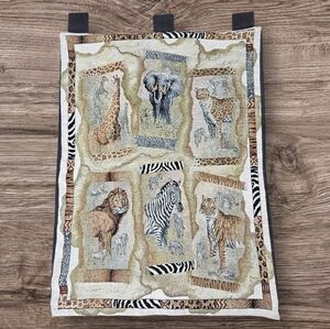 Safari Animals Fine Art‎ Tapestry Woven by Charlotte Home Furnishings 24x32 Wall